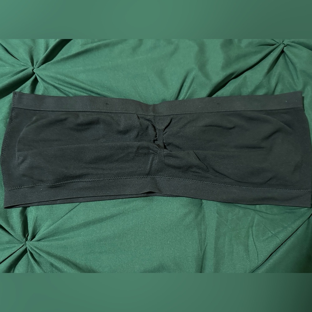 No Boundaries Black Bandeau Top